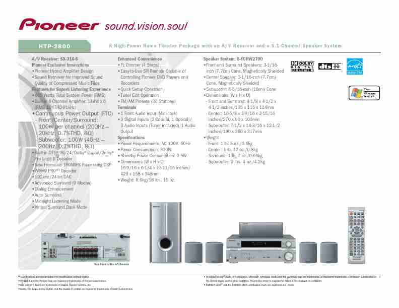 Pioneer Stereo System HTP-2800-page_pdf